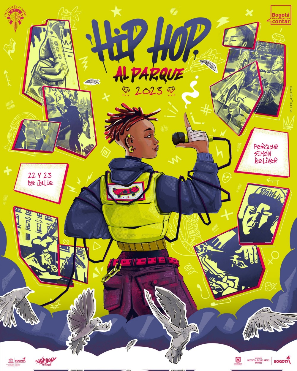 Hip Hop al Parque 2023 artistas y horarios Canal Trece